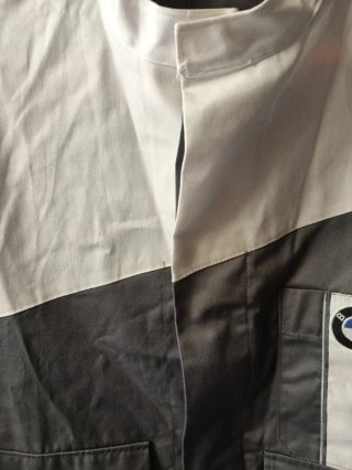 Camisa BMW Gris y Blanca