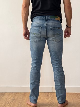 Nudie Jeans Lean Dean Azul Claro Talla 28x30