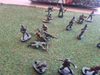 Figuras pintadas 1/72 WWII , soldados  Italianos