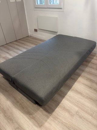 Sofá Cama Gris Tela