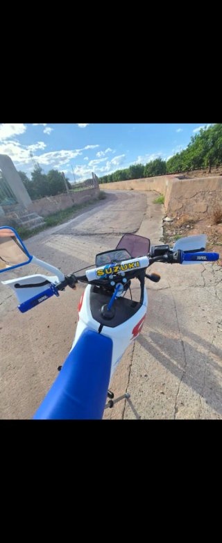 Suzuki DR Big 50 cross Azul/Blanco