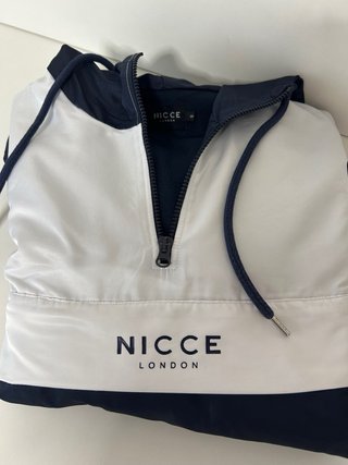 Cortavientos Nicce London Azul y Blanco