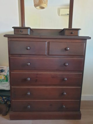 Mueble Cómoda / Sinfonier con Espejo y joyero