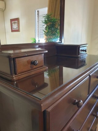 Mueble Cómoda / Sinfonier con Espejo y joyero