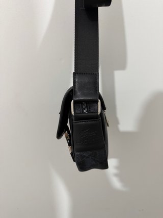 Riñonera Lacoste Negra y Gris