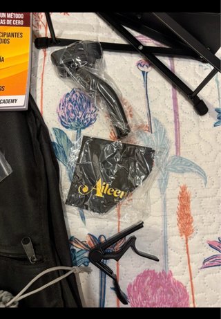 Guitarra Winzz Negra + Accesorios