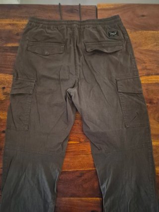 Pantalón cargo Replay Sarga Marrón Caqui