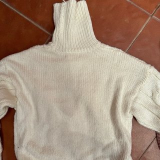 Jersey cuello alto tejido niña Mango 140cm