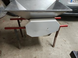 Estrujadora Uva Inox Eléctrica
