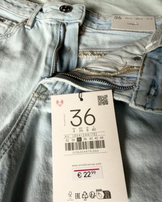 Short Vaquero Tiro Alto D93 Talla 36 Stradivarius