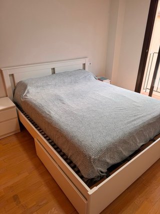 Cama Matrimonial 1.60x2.00 con Cajones y colchón