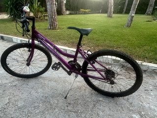 Bicicleta Morada Niña