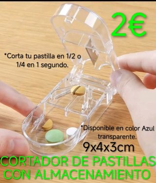 Cortador de pastilla con almacenamiento