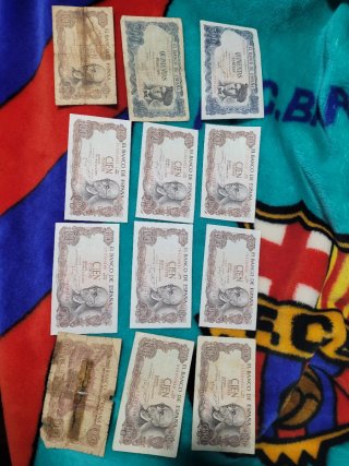 Lote de Billetes Pesetas Españolas