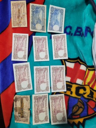 Lote de Billetes Pesetas Españolas