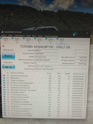 Disco duro externo Toshiba 1tb