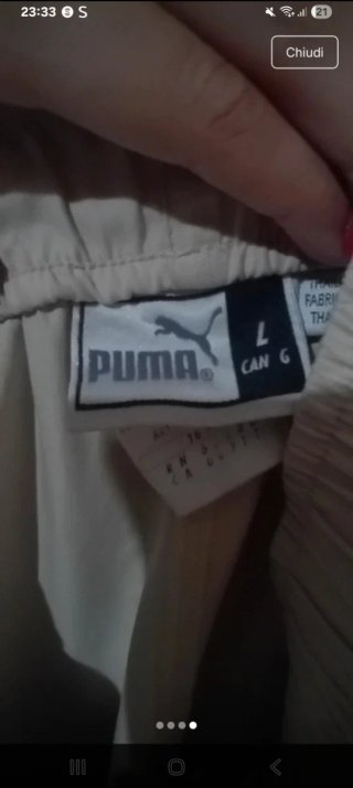 Pantaloni Puma Beige