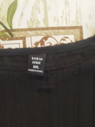 Vestido Negro Shein Curve Talla 2XL