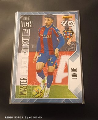 Carta Panini Master Rookie Tunde 2026/27