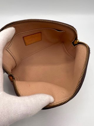 Neceser Louis Vuitton Monogram Marrón Dorado
