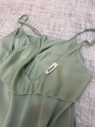 Vestido largo seda auténtica