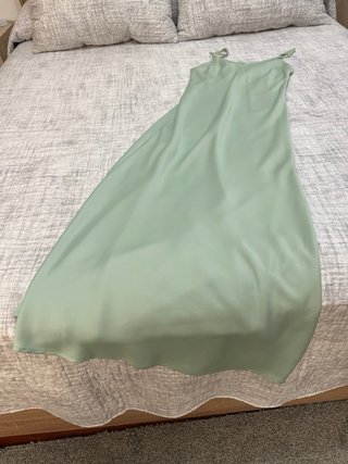 Vestido largo seda auténtica