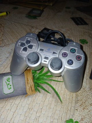 Mando PlayStation 2 Plata