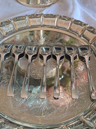 N.7 cucchiaini Gnutti Italy acciaio inox