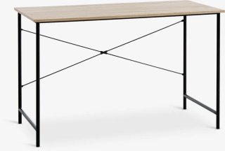 Escritorio VANDBORG Roble Claro/Negro 60x120