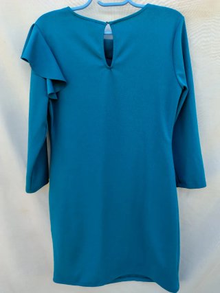 Sfera Azul Turquesa con Volantes Talla L