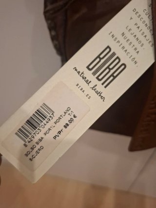 BOLSO de Piel Marca BIBA Barcelona