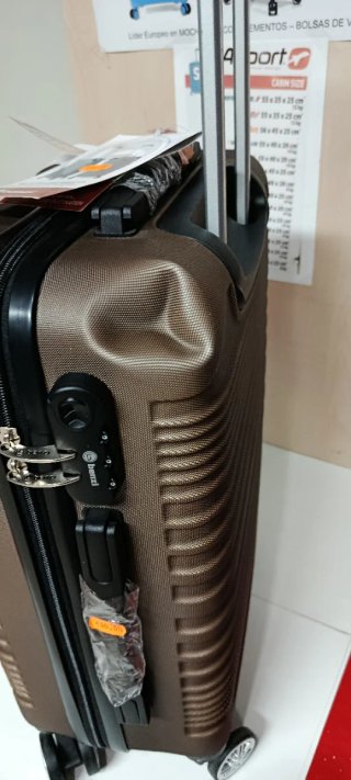 Maleta CABINA Benzi Oferta Marrón/Dorado