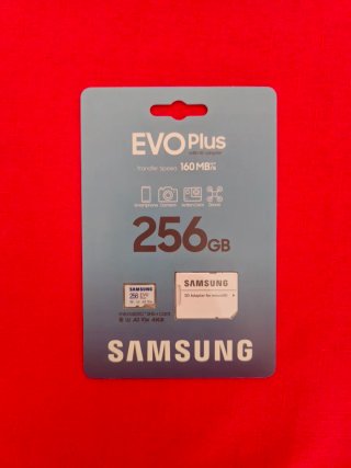 Tarjeta MicroSD Samsung EVO Plus 256GB + Adaptador