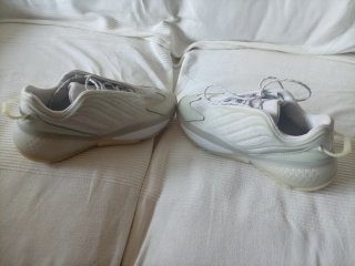 Zapatillas Adidas Beige y Blancas