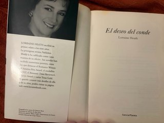 Libro Romántico el deseo del conde