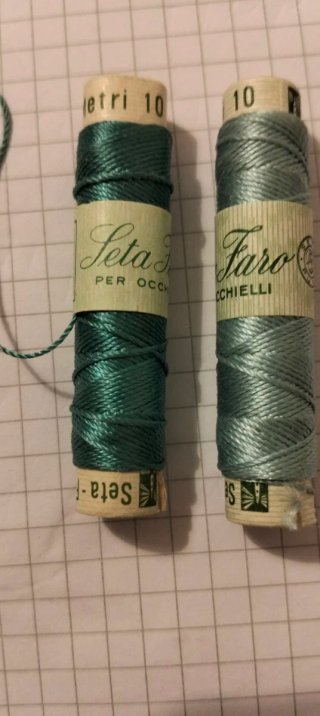 Rocchetti filo seta vintage