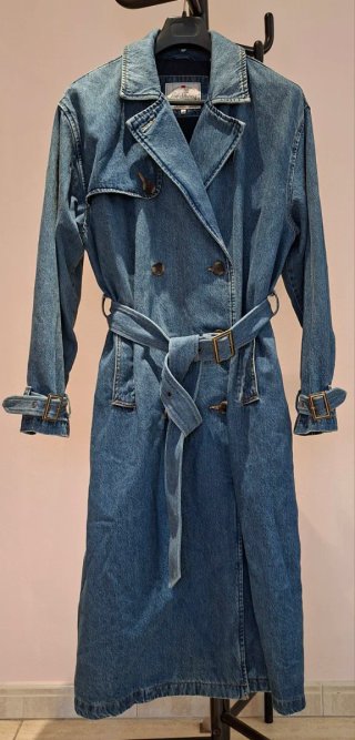 Gabardina Levi's Spade Trench Denim - Talla L