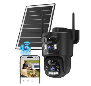 Cámara solar vigilancia exterior 4G LTE Ctronics