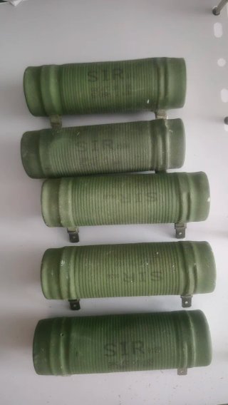 Lote 5 Resistencias Cerámicas 50 Ohms 80W