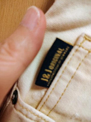 Bermudas vaqueras color beige Talla M