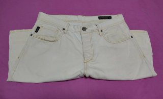 Bermudas vaqueras color beige Talla M