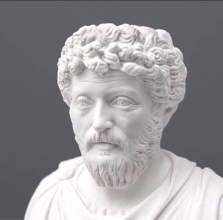 Figura Marco Aurelio Mármol Reconstituido