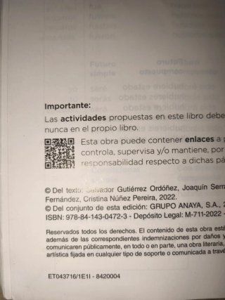 Lengua y literatura 1 ESO