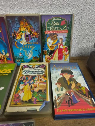 Lote 9 VHS Disney Clásicos Variados