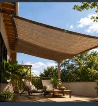 Toldo Vela Malla Sombra Rectangular 5X6 Metros