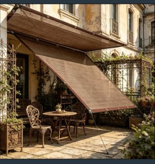 Toldo Vela Malla Sombra Rectangular 5X6 Metros