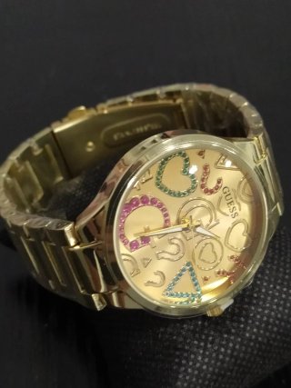 Reloj Guess Dorado Multicolor