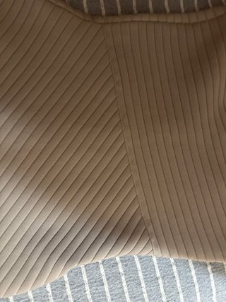 Vestito tubino fascia beige - Mini abito