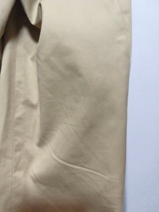 Americana Zara Man Beige algodón/seda