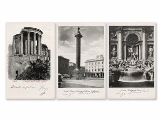Set 21 Cartoline Roma Bianco Nero 1901